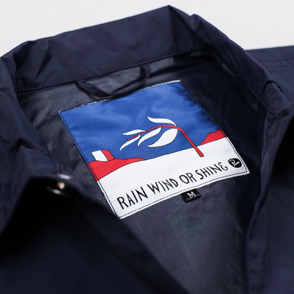 By Parra Nylon Worker Shirt Jacket Navy