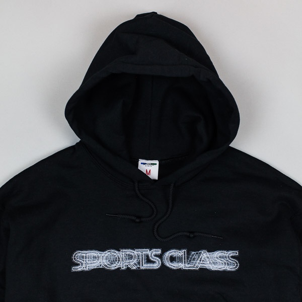 Sports Class 3D Mesh Pullover Hood Black