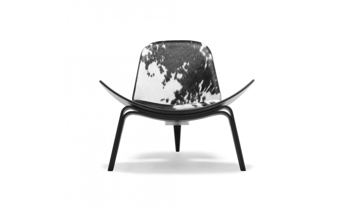 Carl Hansen Son Ch07 Shell Chair Oak Lacquered Black