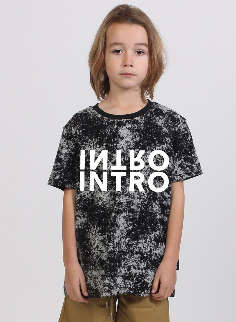 Mini Tee - Mirrored Black