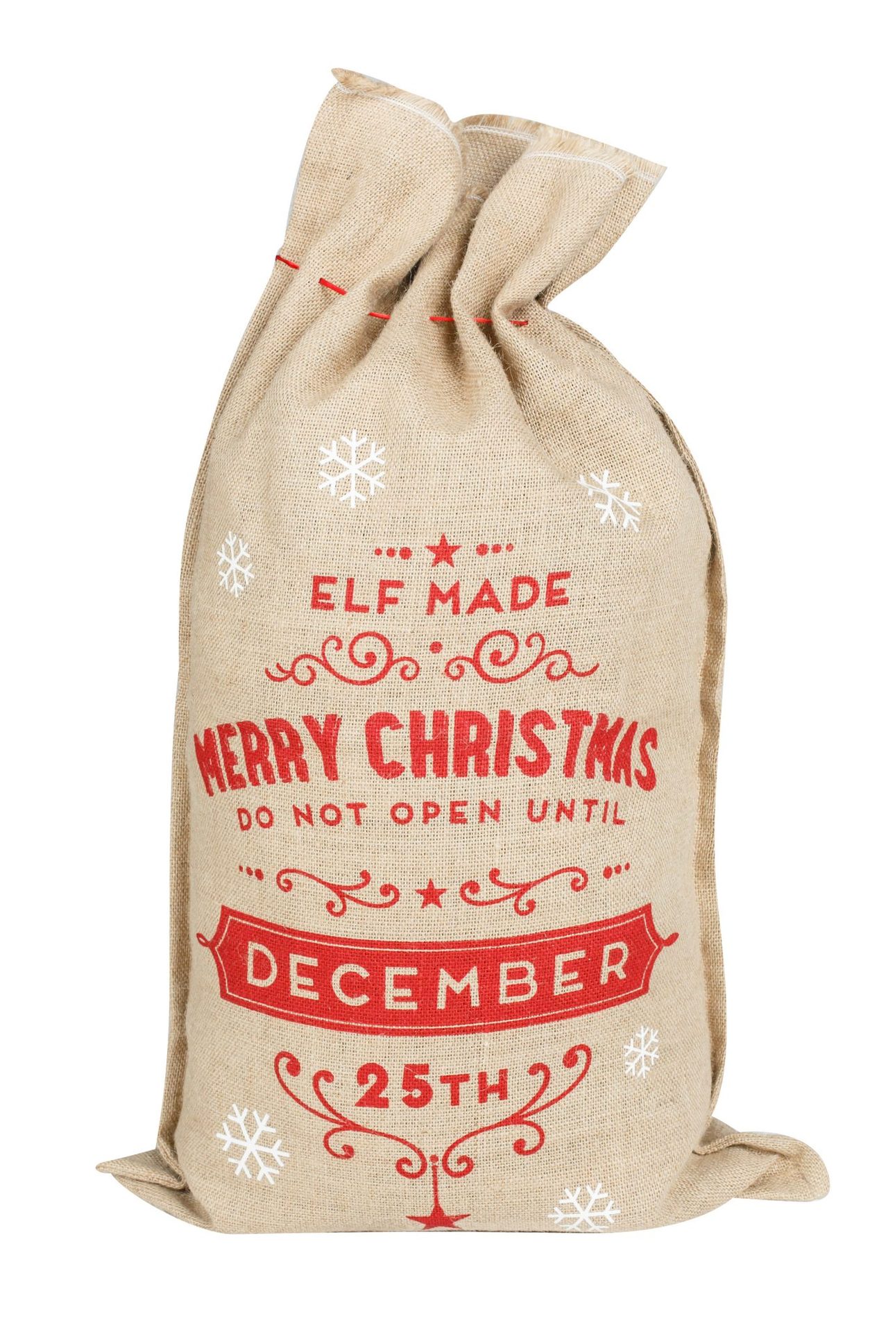 santa sack hessian elf made 80 cms fresh in from santa sack hessian elf made 80 cms fresh in from