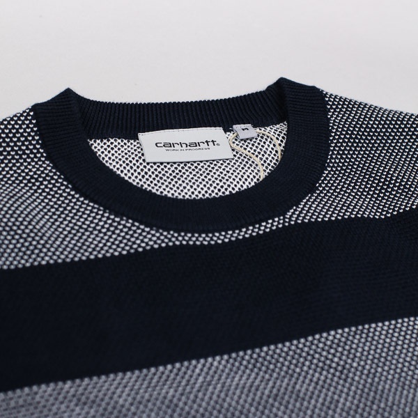Carhartt W.I.P. Atlantic Knit Sweater Navy / White