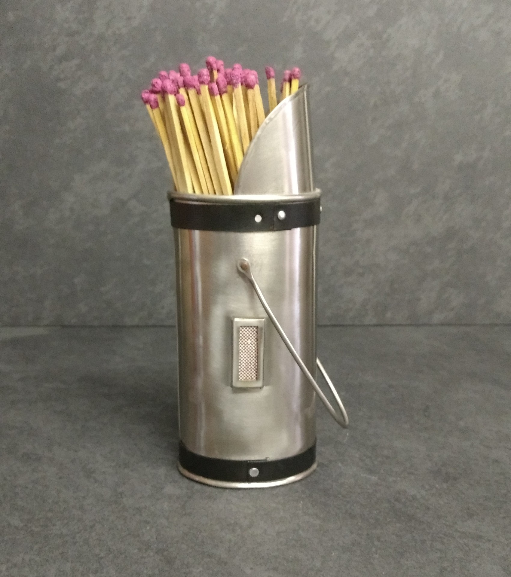 Match Holder Steel and Black Matchstick Holders Sandiacre Stoves Limited