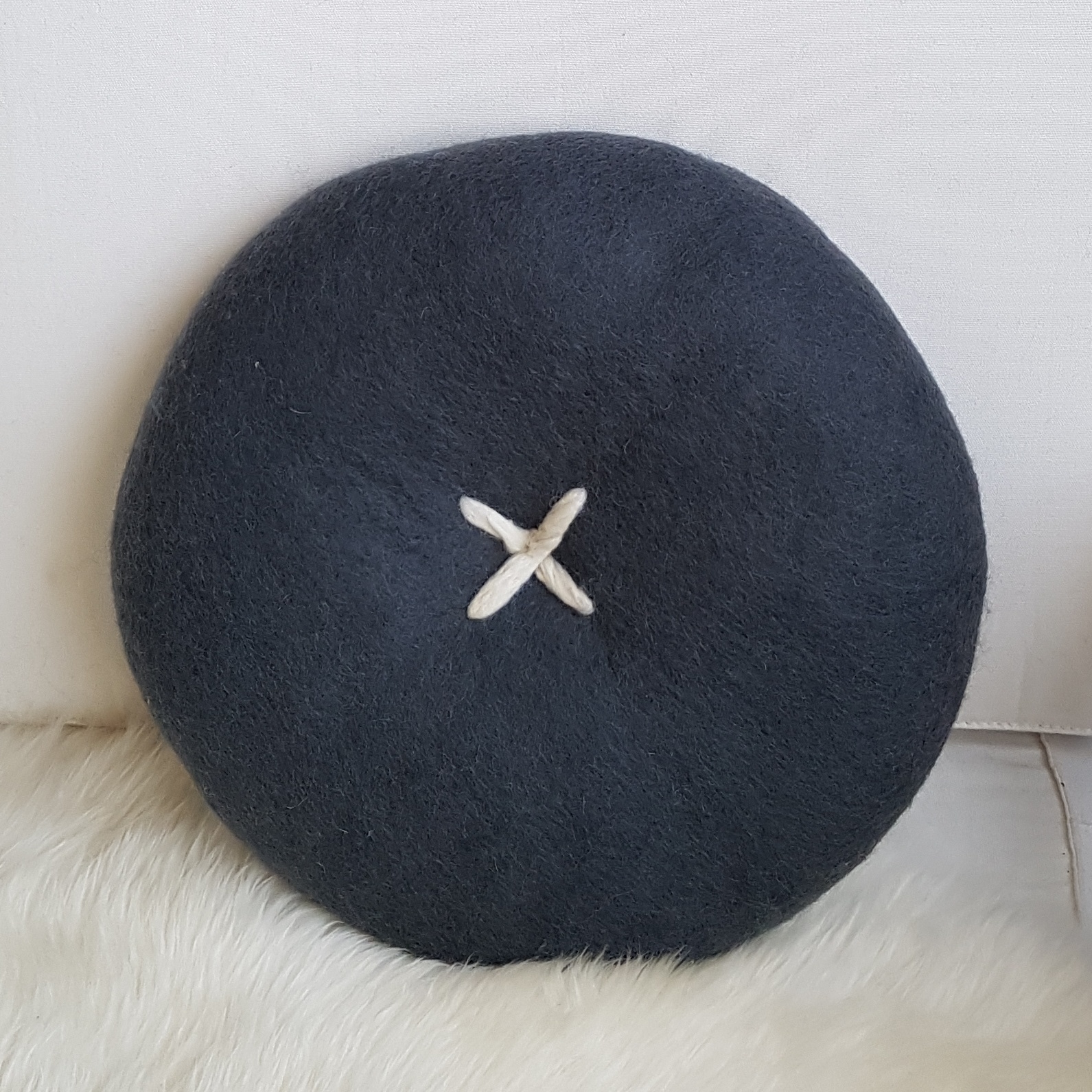 BUTTON CUSHION - STORM