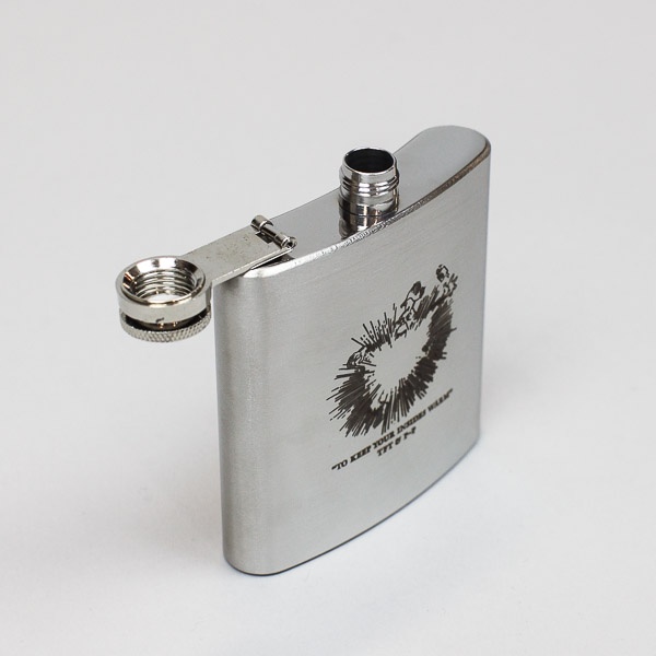 Pass~Port & TFT Insides Warm Hip Flask
