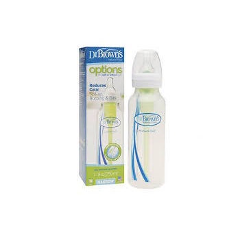 DR BROWN'S OPTIONS WIDE-NECK NATURAL FLOW BOTTLE DR BROWN'S OPTIONS WIDE-NECK NATURAL FLOW BOTTLE