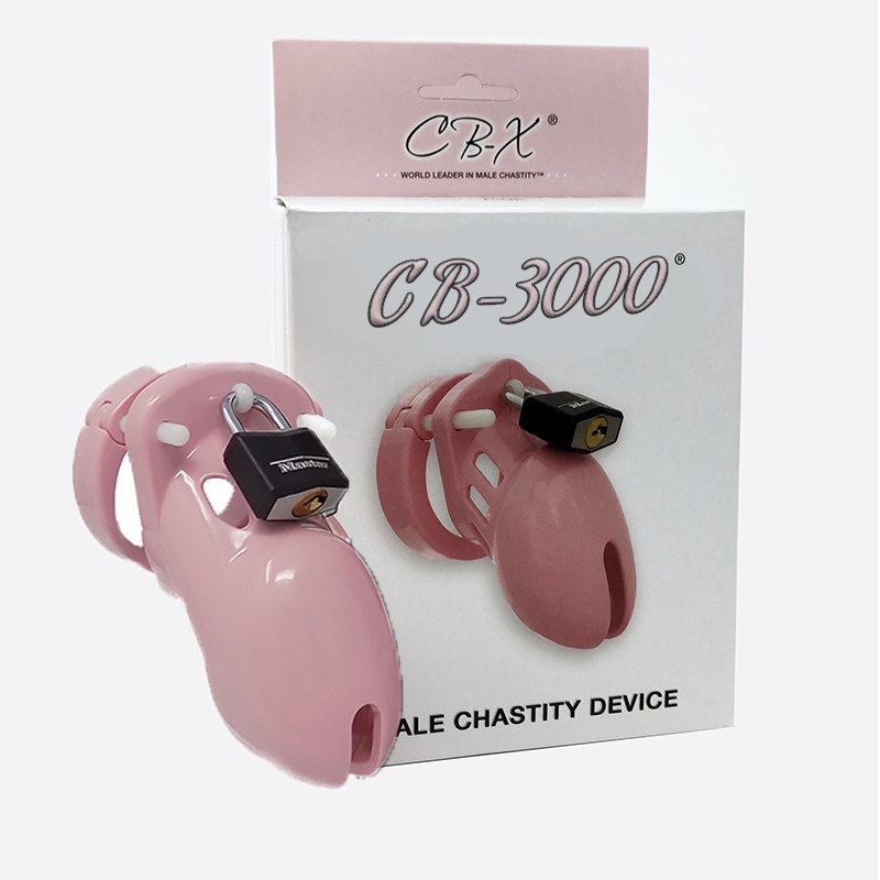 Cb 3000 Pink Chastity Cage Chastity Satin And Lace