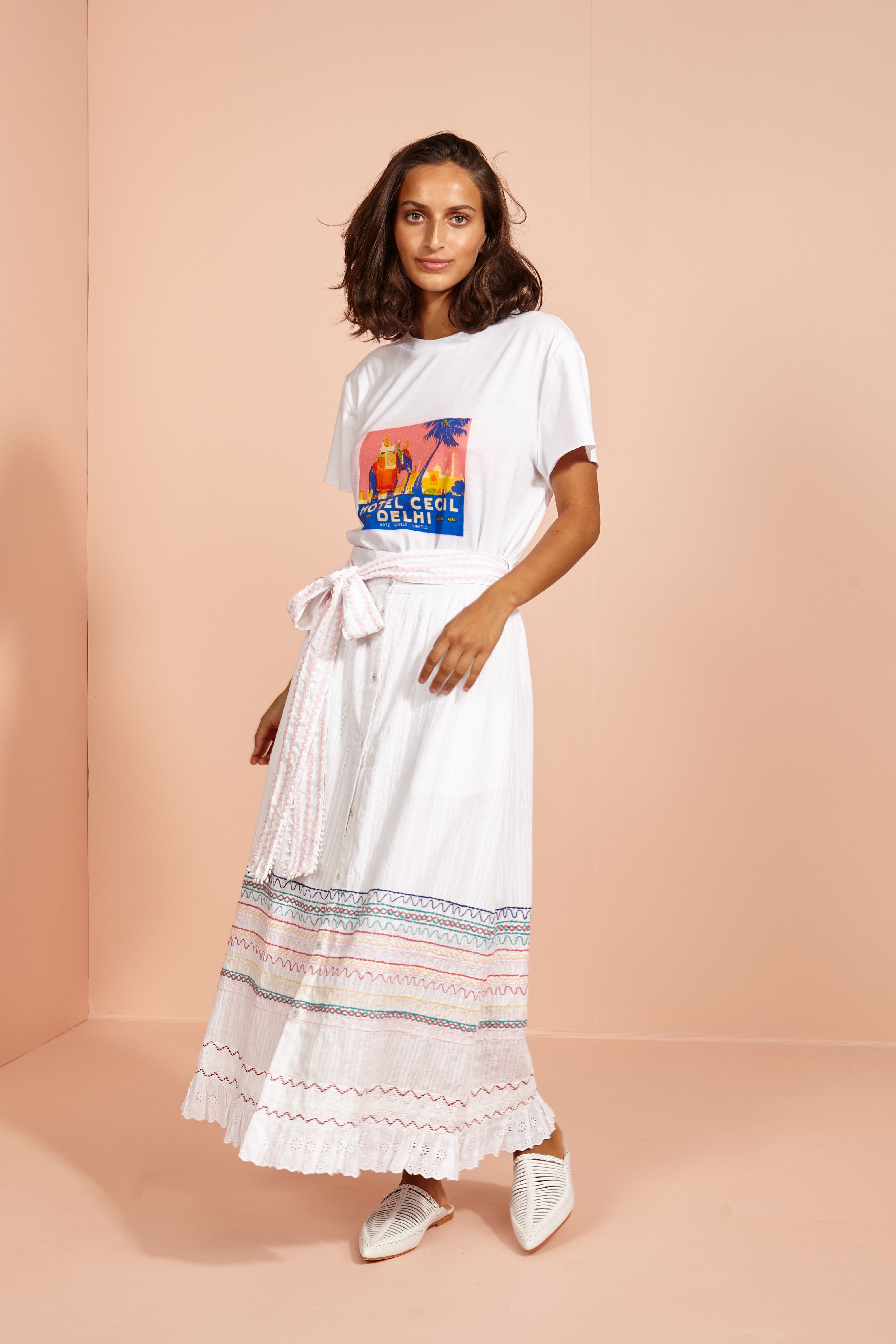 Binny Lake Palace Maxi Skirt