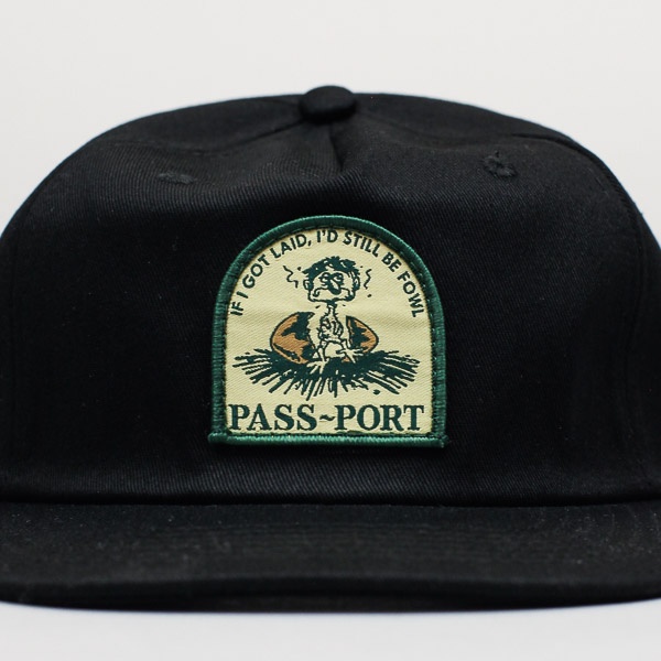Pass~Port Fowl Cap Black