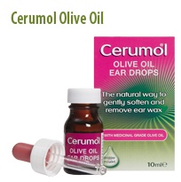 CERUMOL OLIVE OIL EAR DROPS 10ML