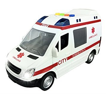 toy ambulance with lights and sound