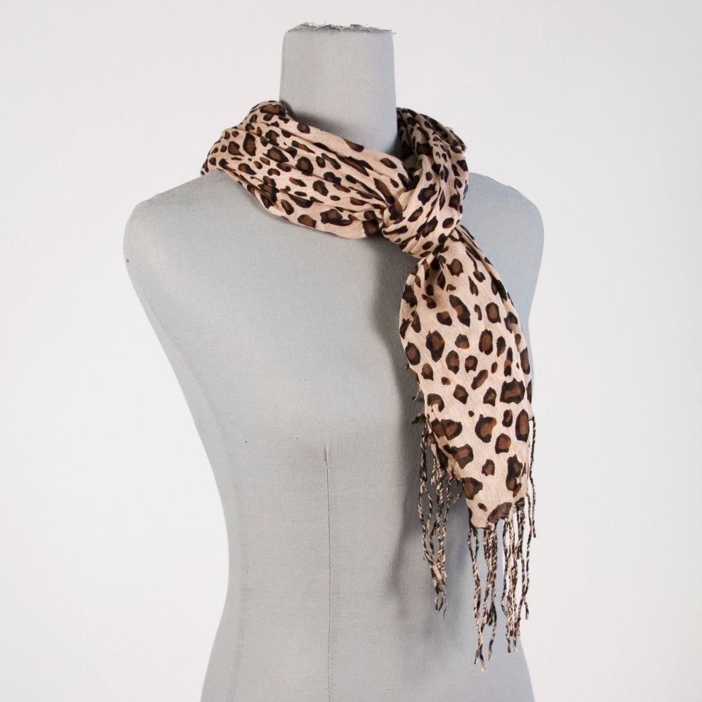 cheetah scarf