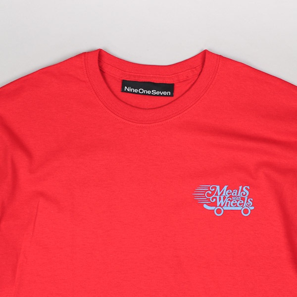 Call Me 917 Meals With Wheels Tshirt Red