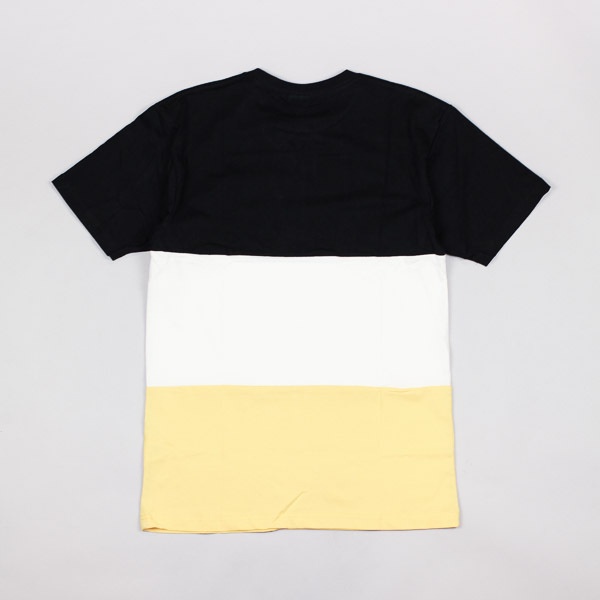 Butter Goods Tri Block Tshirt Black/White/Yellow