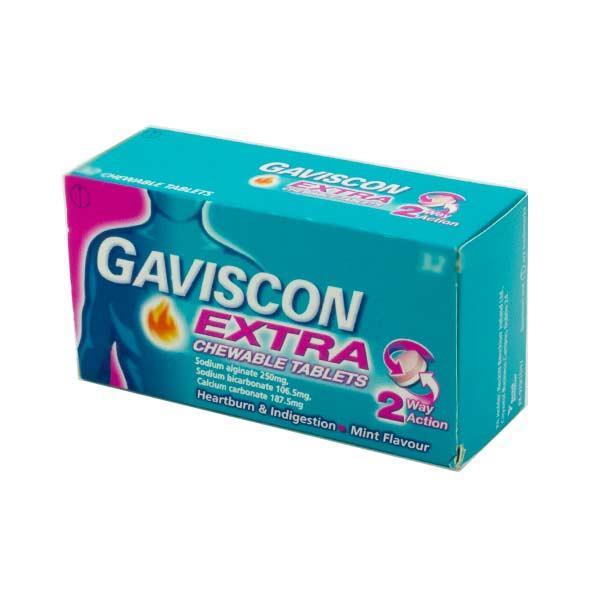 GAVISCON EXTRA CHEWABLE 32