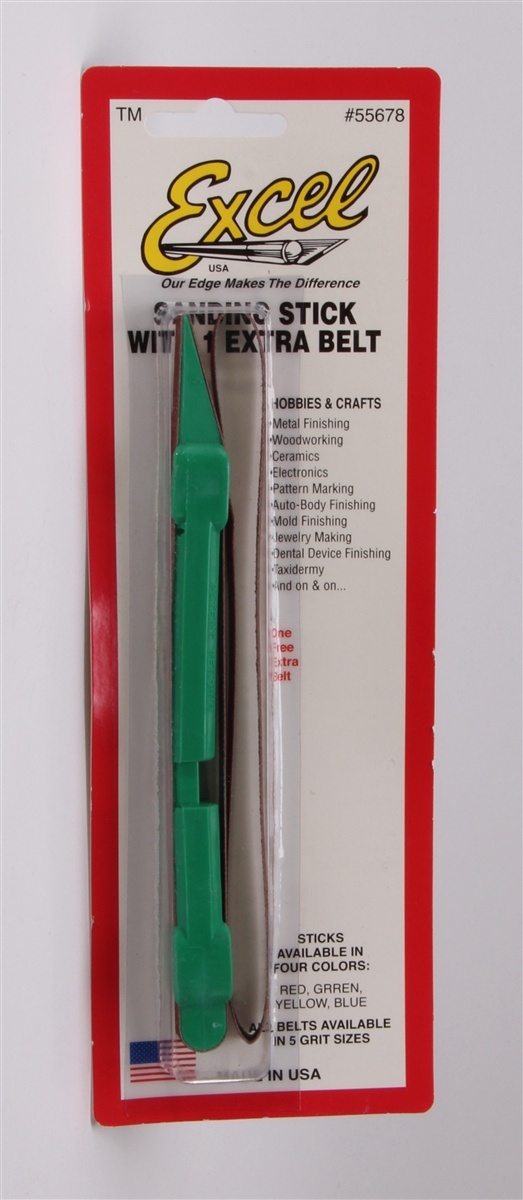 Excel Sanding Stick 5 Belts 120 Grit Belts ONLY 55680 Closeout