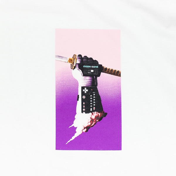 Evisen Nice Glove, Man Tshirt White
