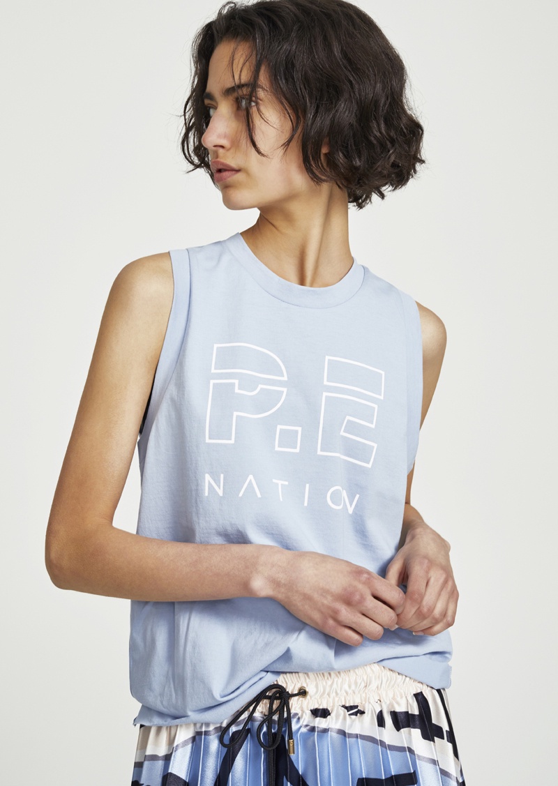 P.E Nation Shuffle Tank In Blue