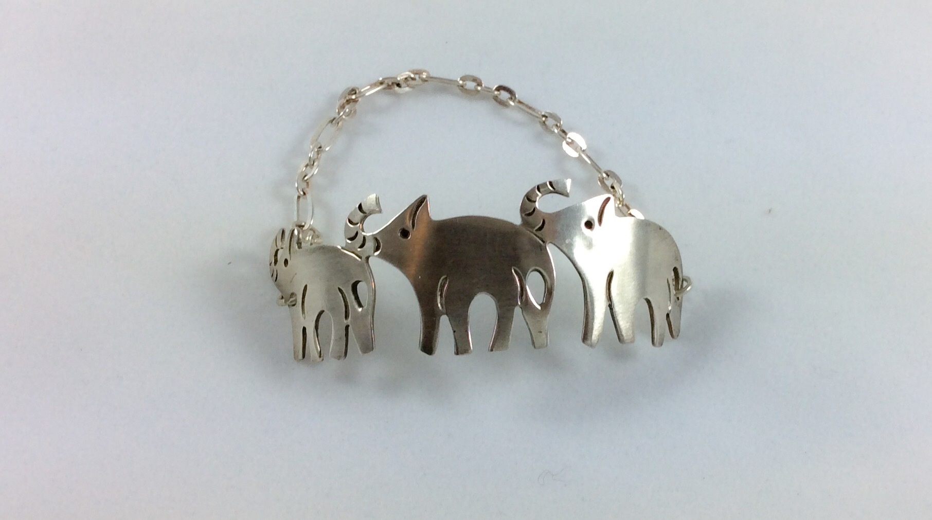 Sterling Silver Elephant Bracelet Atelier Crafers Sterling Silver Elephant Bracelet