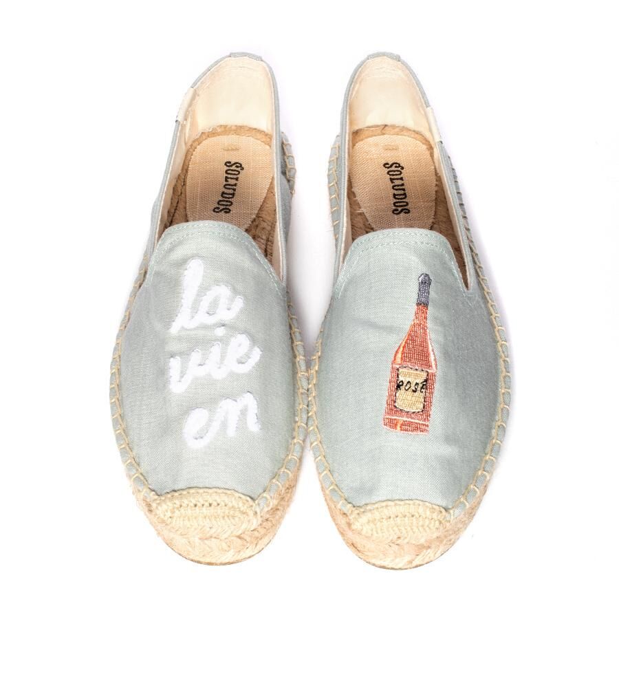 Soludos La Vie En Rose Smoking Slipper