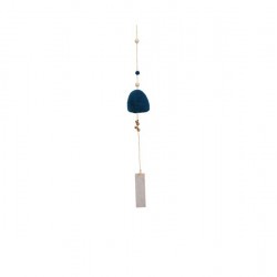 FELT WIND BELL - DUCK BLUE