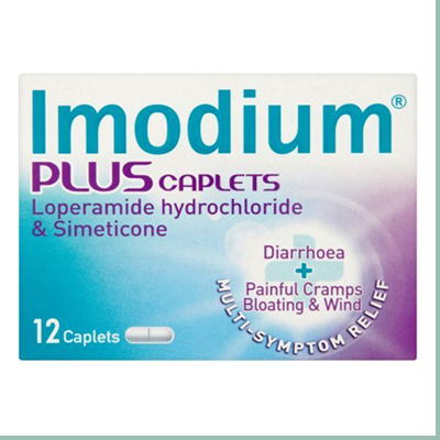 IMODIUM PLUS 2MG/125MG TABLETS