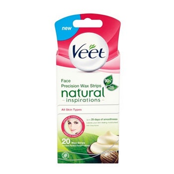 Veet Natural Face Strips Shea Butter 20 S Hair Removal