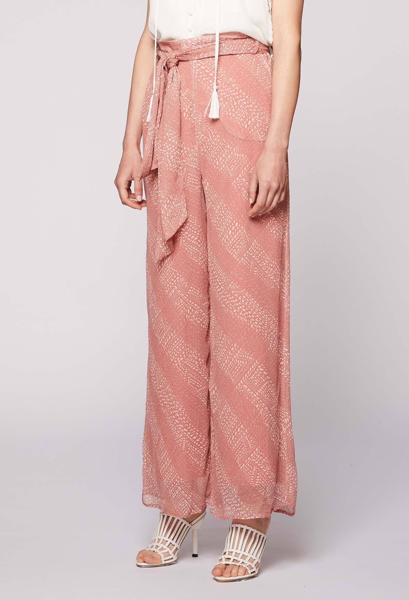 OnceWas Nectar Wide Leg Chiffon Pants