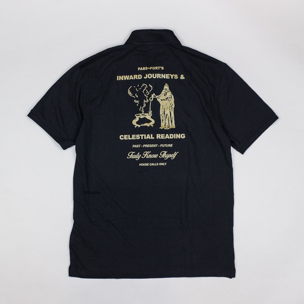 Pass~Port Inward Journeys Polo Shirt Black