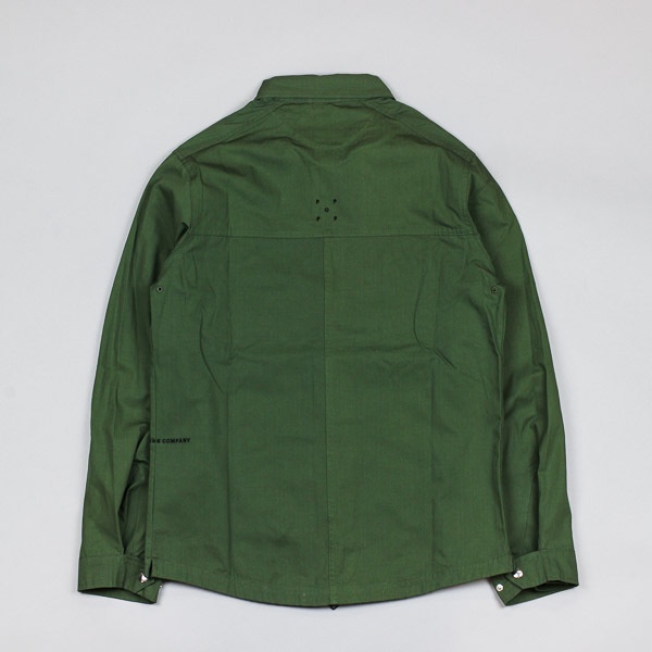 Pop Trading Company Falling Down Overshirt Olive