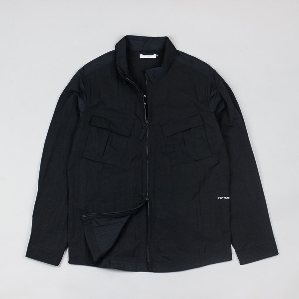Pop Trading Company Falling Down Overshirt Black
