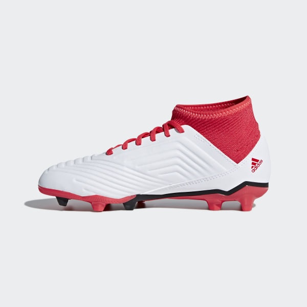 Adidas Predator 18 3 Fg Jr White Core Black Real Coral S18